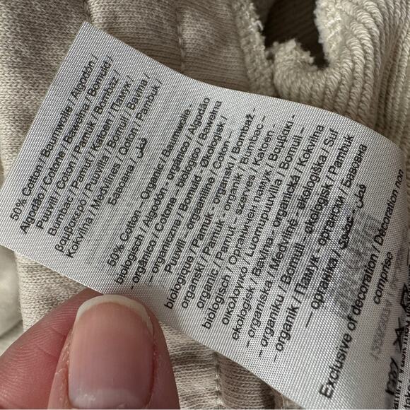 Jack & Jones Cream Cargo Jogger Sweatpants Mens M Classic Casual Cozy Athletic - Picture 11 of 16